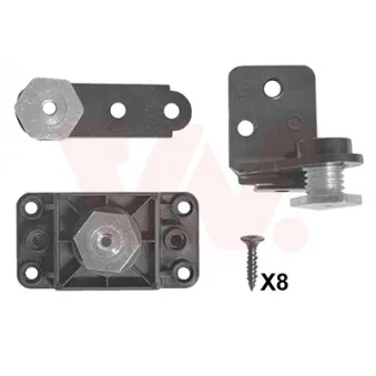 Kit de réparation, phare principal (support) avant gauche VAN WEZEL 3059887