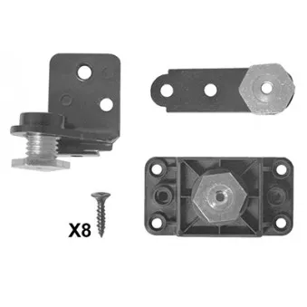 Kit de réparation, phare principal (support) avant droit VAN WEZEL 3059888