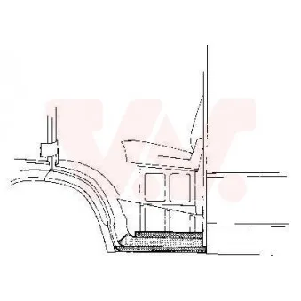 Marche-pied VAN WEZEL 3070101