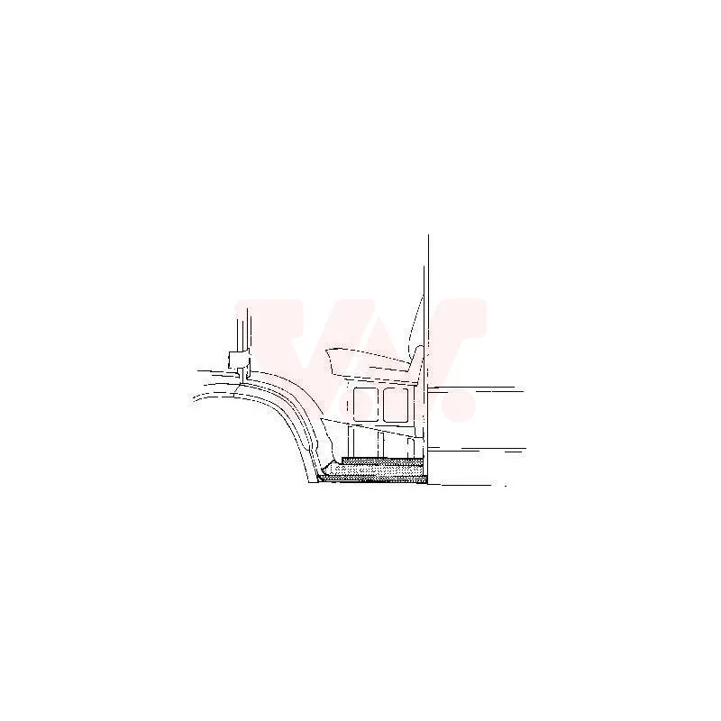 Marche-pied VAN WEZEL 3070102