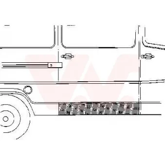 Panneau latéral VAN WEZEL 3070110
