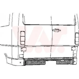 Panneau arrière VAN WEZEL 3070136