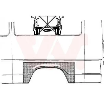 Panneau latéral VAN WEZEL 3070145