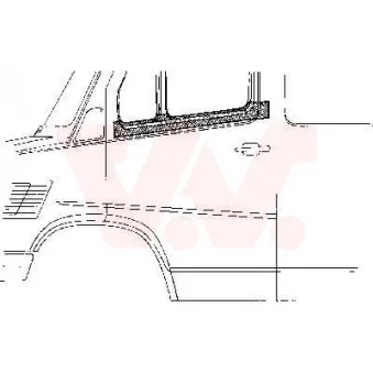 Porte, Carrosserie avant droit VAN WEZEL 3070176