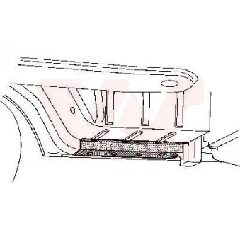 Longeron avant droit VAN WEZEL