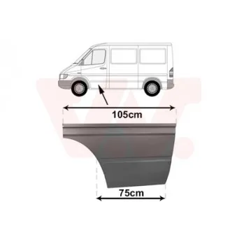Porte, Carrosserie avant gauche VAN WEZEL 3075169