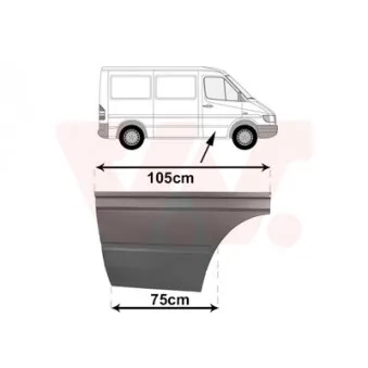 Porte, Carrosserie avant droit VAN WEZEL 3075170