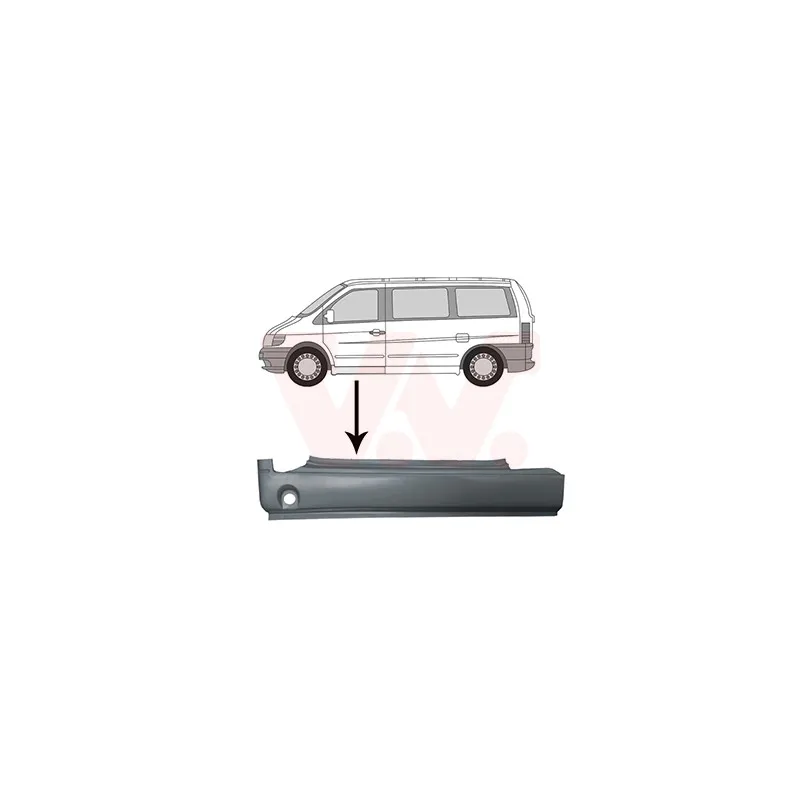 Marche-pied avant gauche VAN WEZEL 3078103