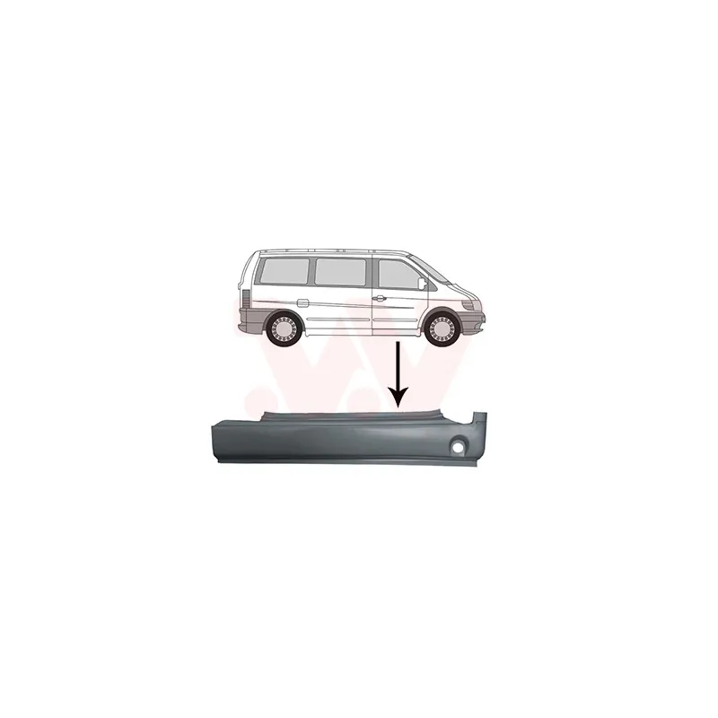 Marche-pied avant droit VAN WEZEL 3078104