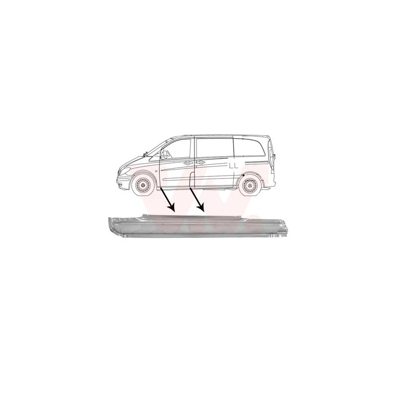 Marche-pied VAN WEZEL 3080101