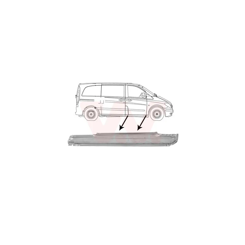 Marche-pied VAN WEZEL 3080102