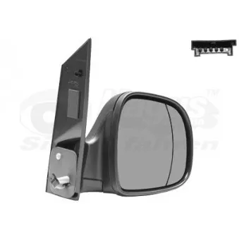 Rétroviseur extérieur VAN WEZEL 3080808