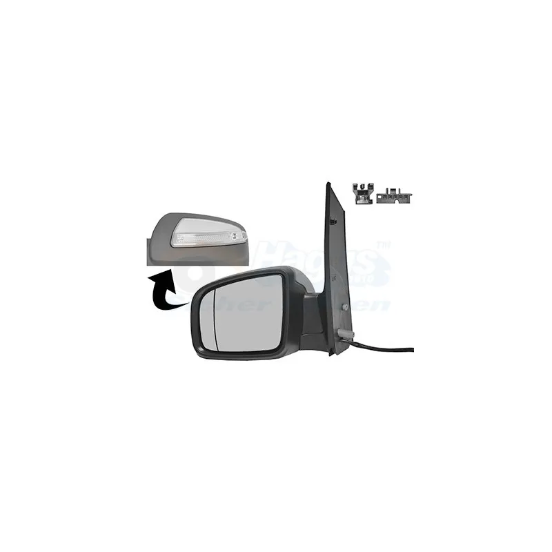 Rétroviseur extérieur VAN WEZEL 3081815