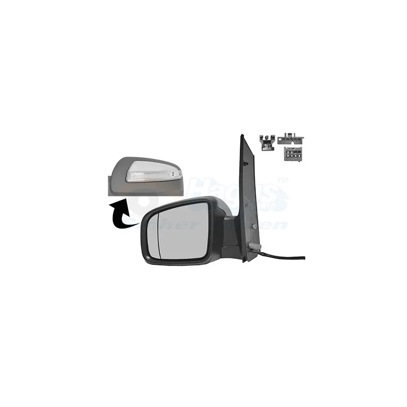 Rétroviseur extérieur VAN WEZEL 3081825