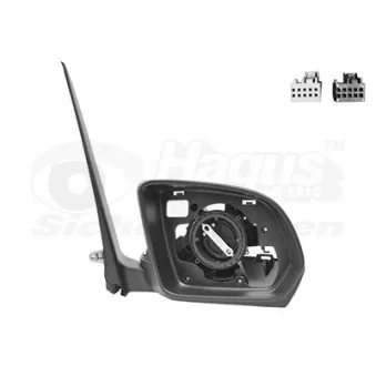 Rétroviseur extérieur VAN WEZEL 3082824