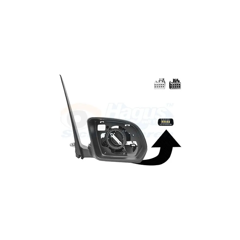 Rétroviseur extérieur VAN WEZEL 3082830