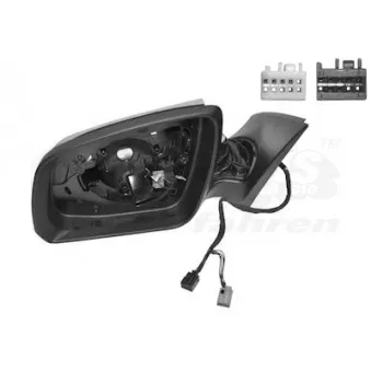 Rétroviseur extérieur VAN WEZEL 3091857U
