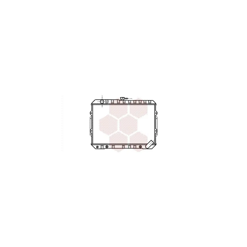 Radiateur, refroidissement du moteur VAN WEZEL 32002050
