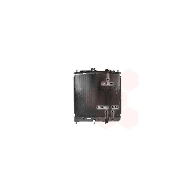 Radiateur, refroidissement du moteur VAN WEZEL 32002068