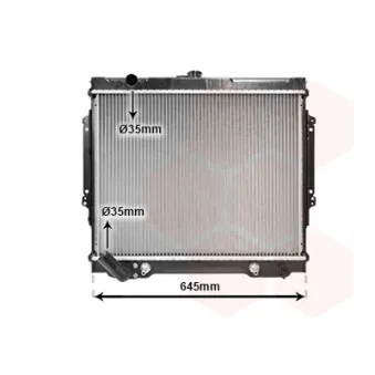 Radiateur, refroidissement du moteur VAN WEZEL 32002089