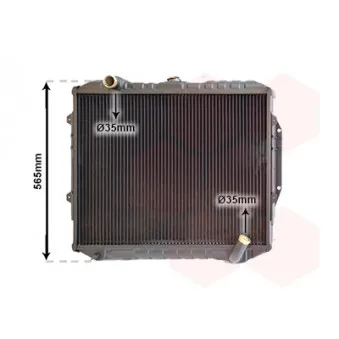 Radiateur, refroidissement du moteur VAN WEZEL 32002187