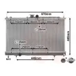Radiateur, refroidissement du moteur VAN WEZEL 32002199 - Visuel 1