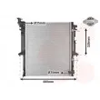 Radiateur, refroidissement du moteur VAN WEZEL 32002204 - Visuel 1