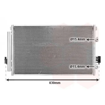 Condenseur, climatisation VAN WEZEL