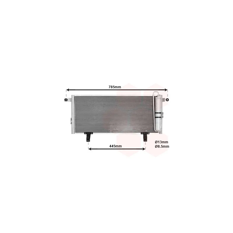 Condenseur, climatisation VAN WEZEL 32005211