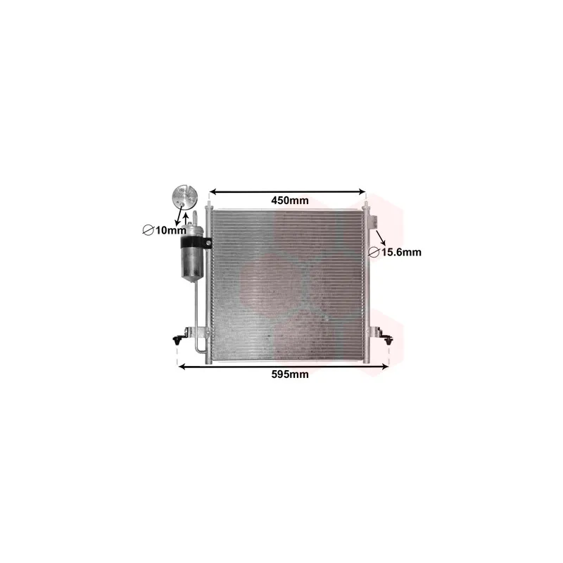 Condenseur, climatisation VAN WEZEL 32005218