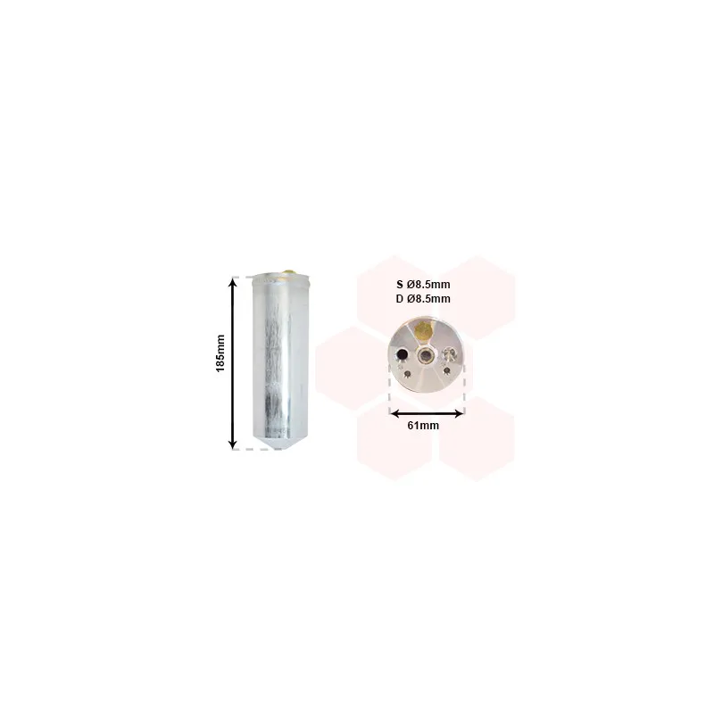 Filtre déshydratant, climatisation VAN WEZEL 3200D151