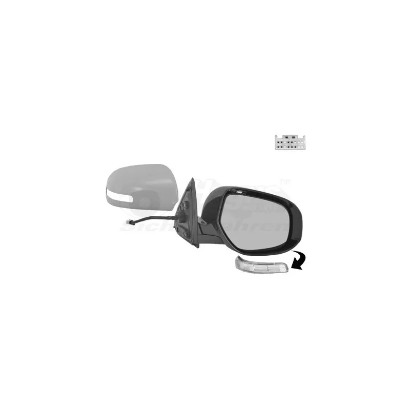 Rétroviseur extérieur VAN WEZEL 3274808