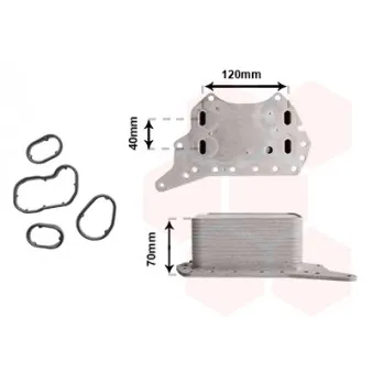 Radiateur d'huile VAN WEZEL 33013701