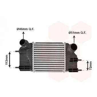 Intercooler, échangeur VAN WEZEL