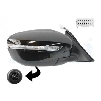 Rétroviseur extérieur VAN WEZEL 3372828