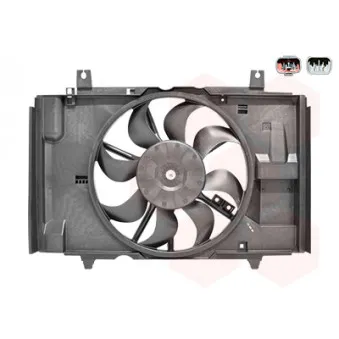 Ventilateur, refroidissement du moteur VAN WEZEL 3380747