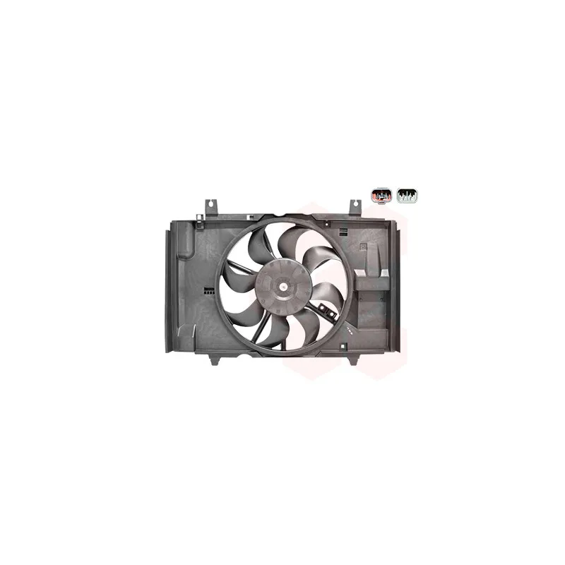 Ventilateur, refroidissement du moteur VAN WEZEL 3380747