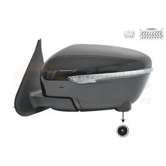 Rétroviseur extérieur VAN WEZEL 3383827