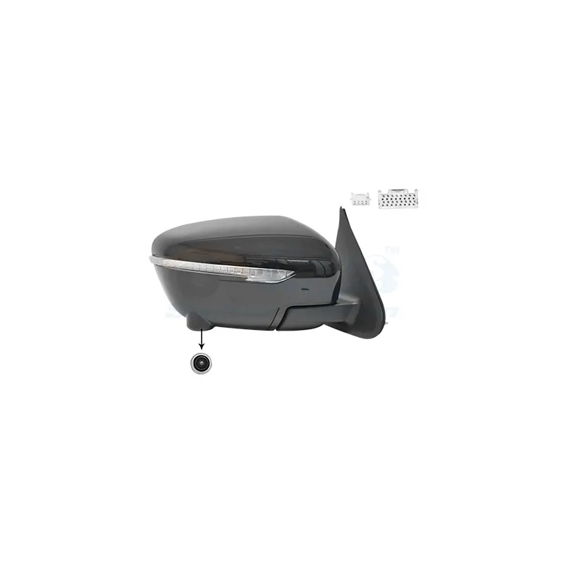 Rétroviseur extérieur VAN WEZEL 3383828