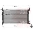 Radiateur, refroidissement du moteur VAN WEZEL 37002169 - Visuel 1