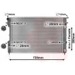 Radiateur, refroidissement du moteur VAN WEZEL 37002193 - Visuel 1