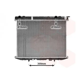 Radiateur, refroidissement du moteur VAN WEZEL 37002214