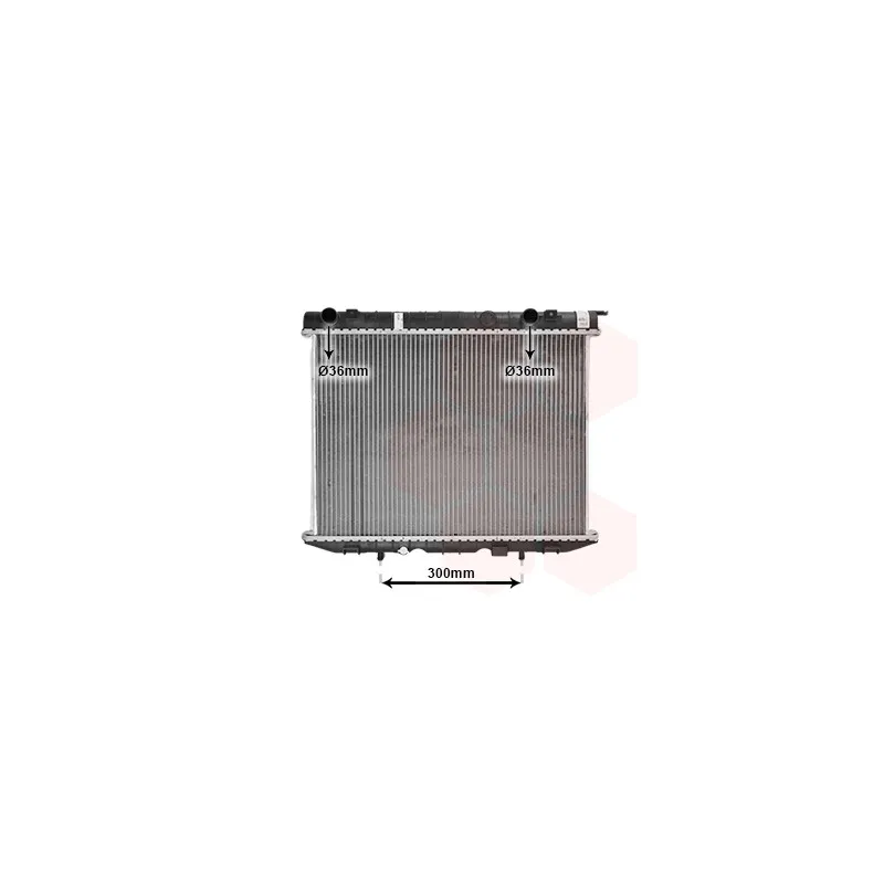 Radiateur, refroidissement du moteur VAN WEZEL 37002214