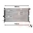 Radiateur, refroidissement du moteur VAN WEZEL 37002220 - Visuel 1