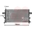 Radiateur, refroidissement du moteur VAN WEZEL 37002482 - Visuel 1