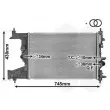Radiateur, refroidissement du moteur VAN WEZEL 37002485 - Visuel 1