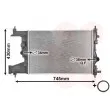 Radiateur, refroidissement du moteur VAN WEZEL 37002487 - Visuel 1