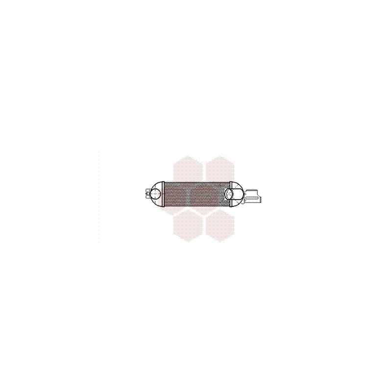 Intercooler, échangeur VAN WEZEL 37004391