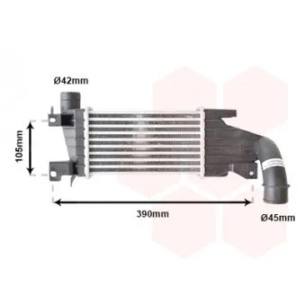 Intercooler, échangeur VAN WEZEL