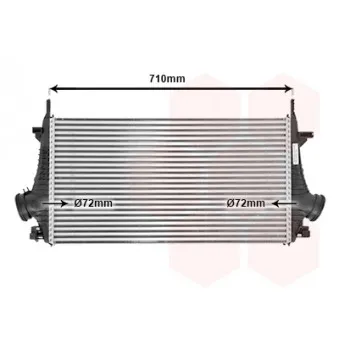 Intercooler, échangeur VAN WEZEL